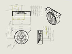 4in Traffic Marker CAD